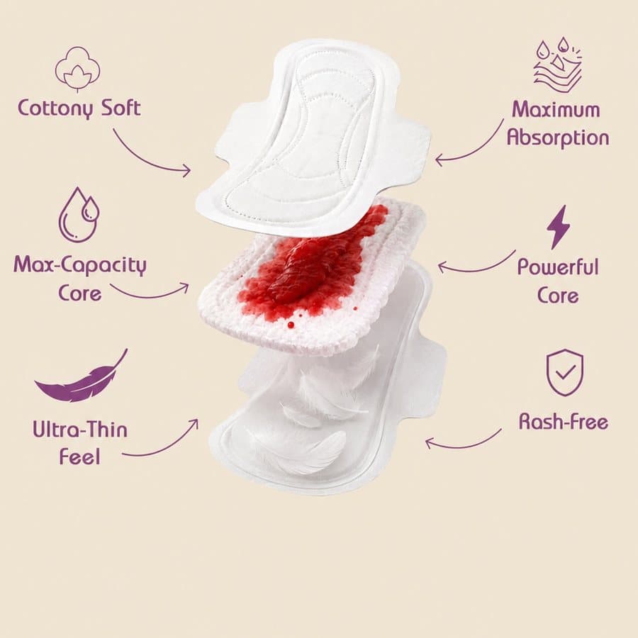 Four layers exploded pad diagram